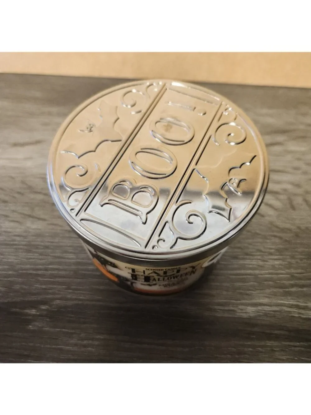Bath & Body Works 2016 Happy Halloween Sweet Cinnamon Pumpkin 3 Wick Candle RARE - Picture 8 of 10